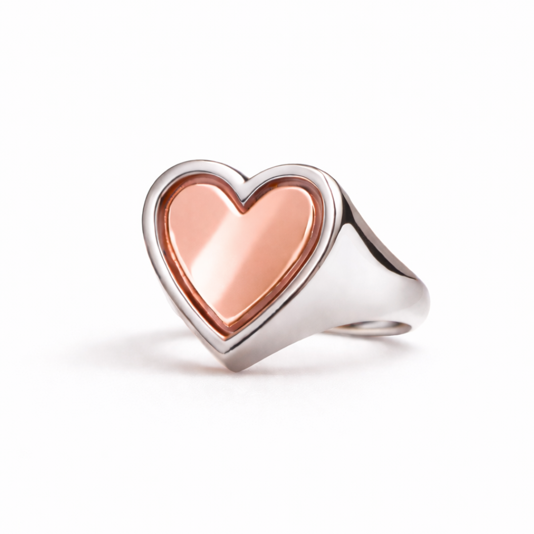 Maxi Heart Signature Ring WR