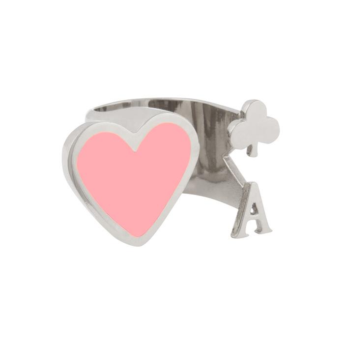 Jackpot Maxiring cotton candy Rhodium