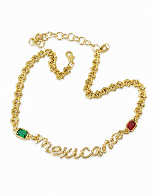 MEXICANA FLAG CHOKER