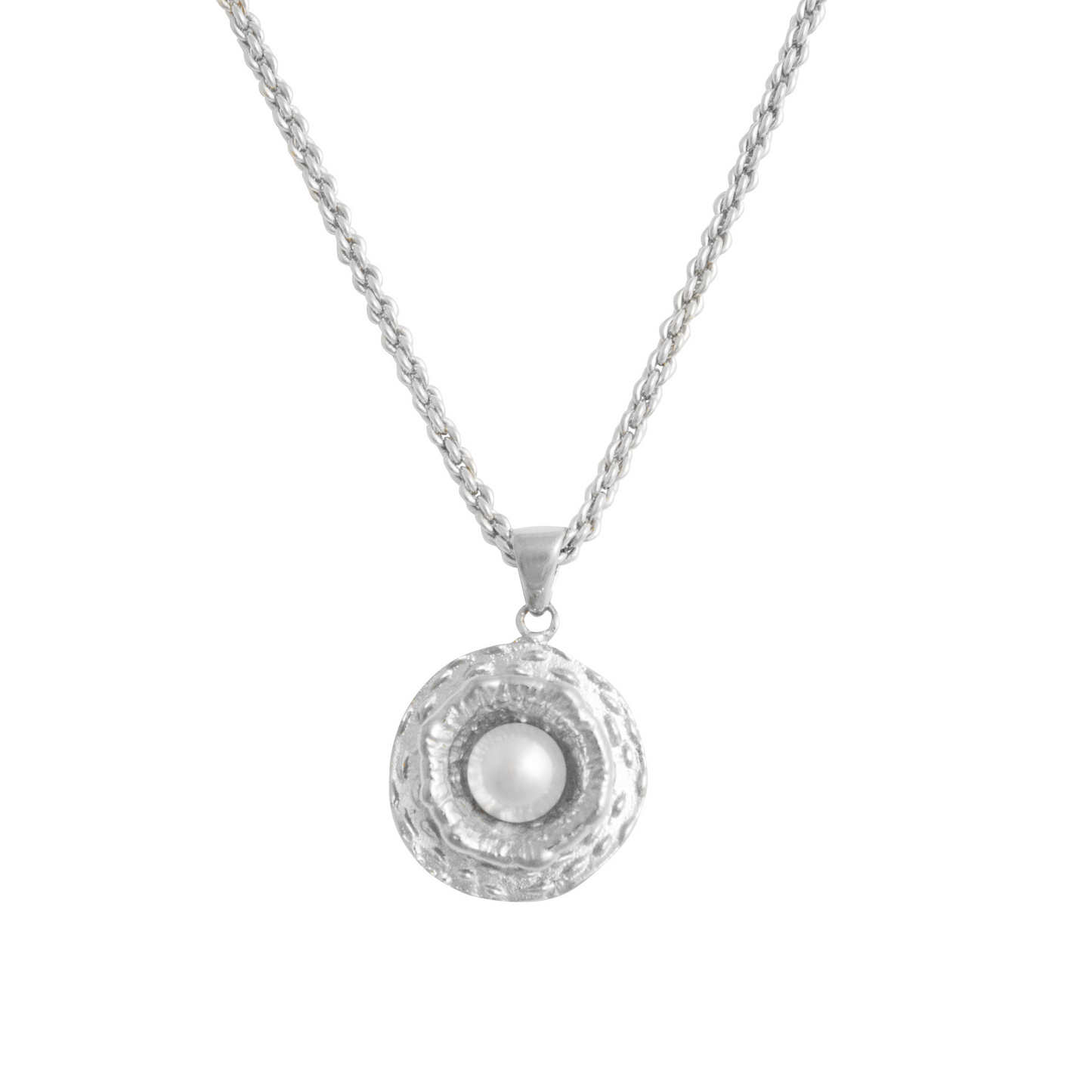 Shimmering Light Pendant Rhodium we