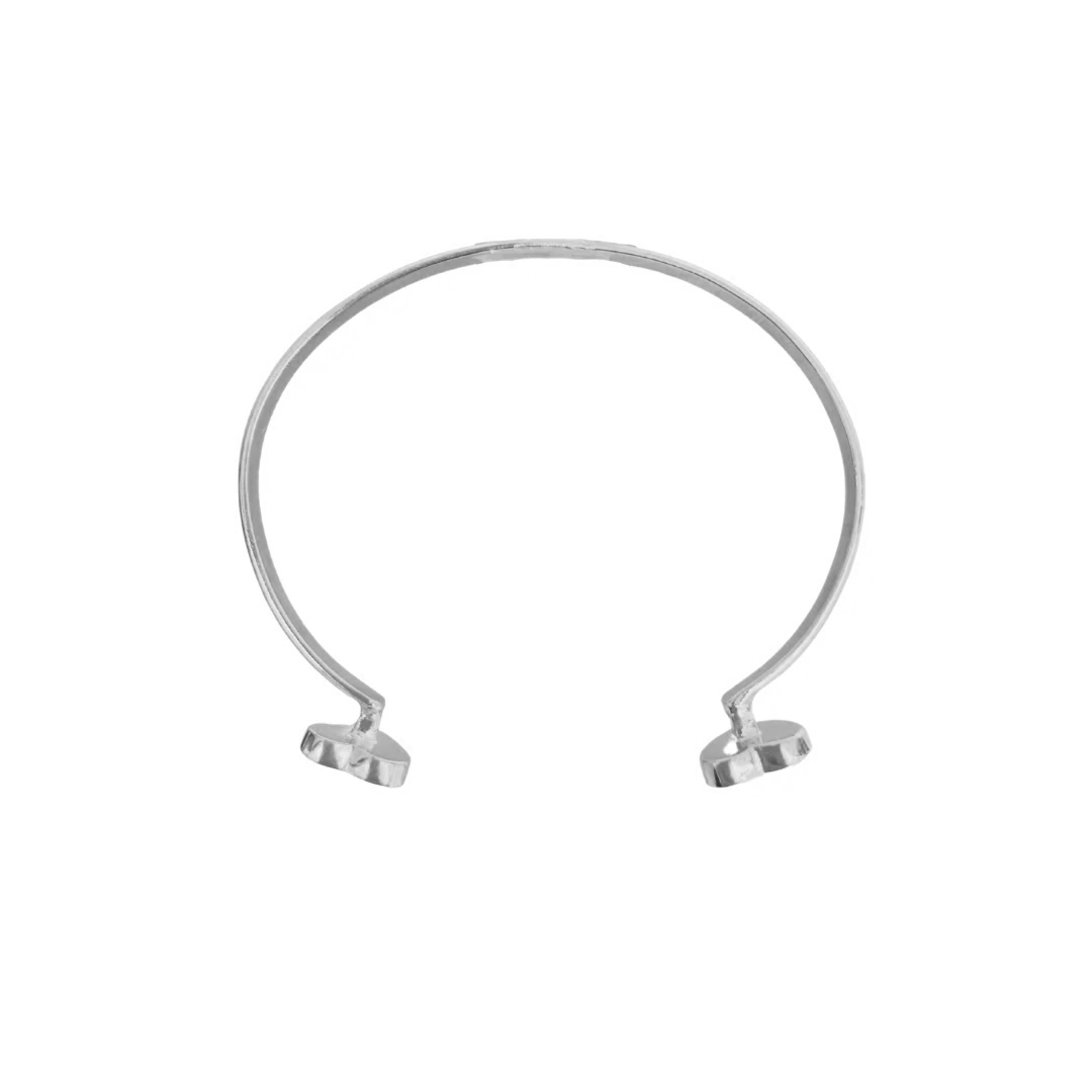 Heart Bracelet White Rhodium