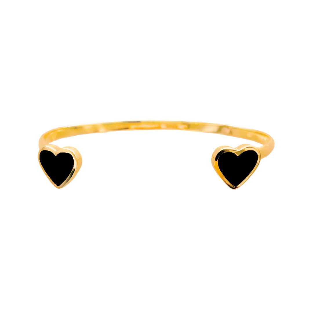 Heart Bracelet Black