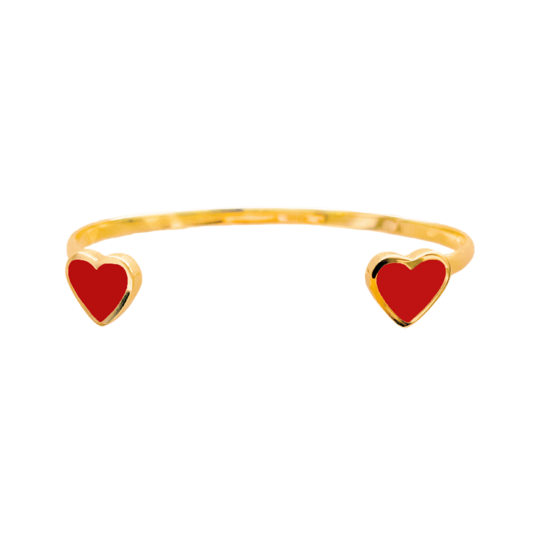 Heart Bracelet Red