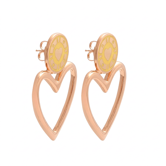 Jackpot Earrings Butter Rosegold