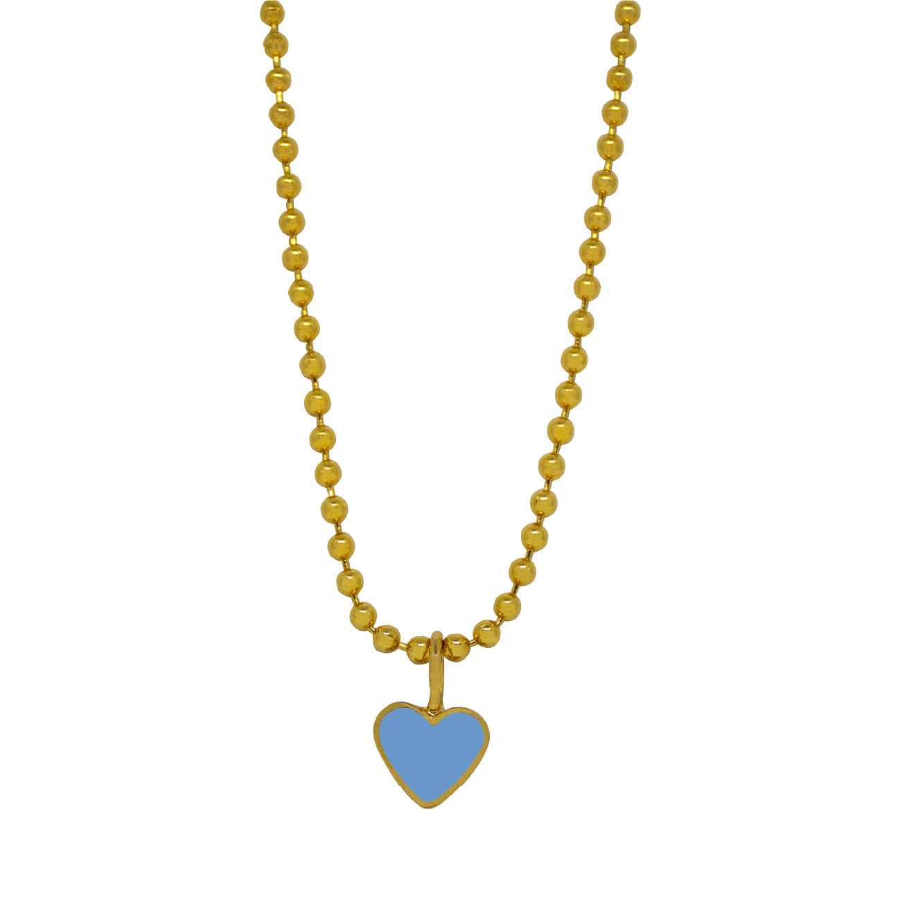 Mini Heart Choker Denim