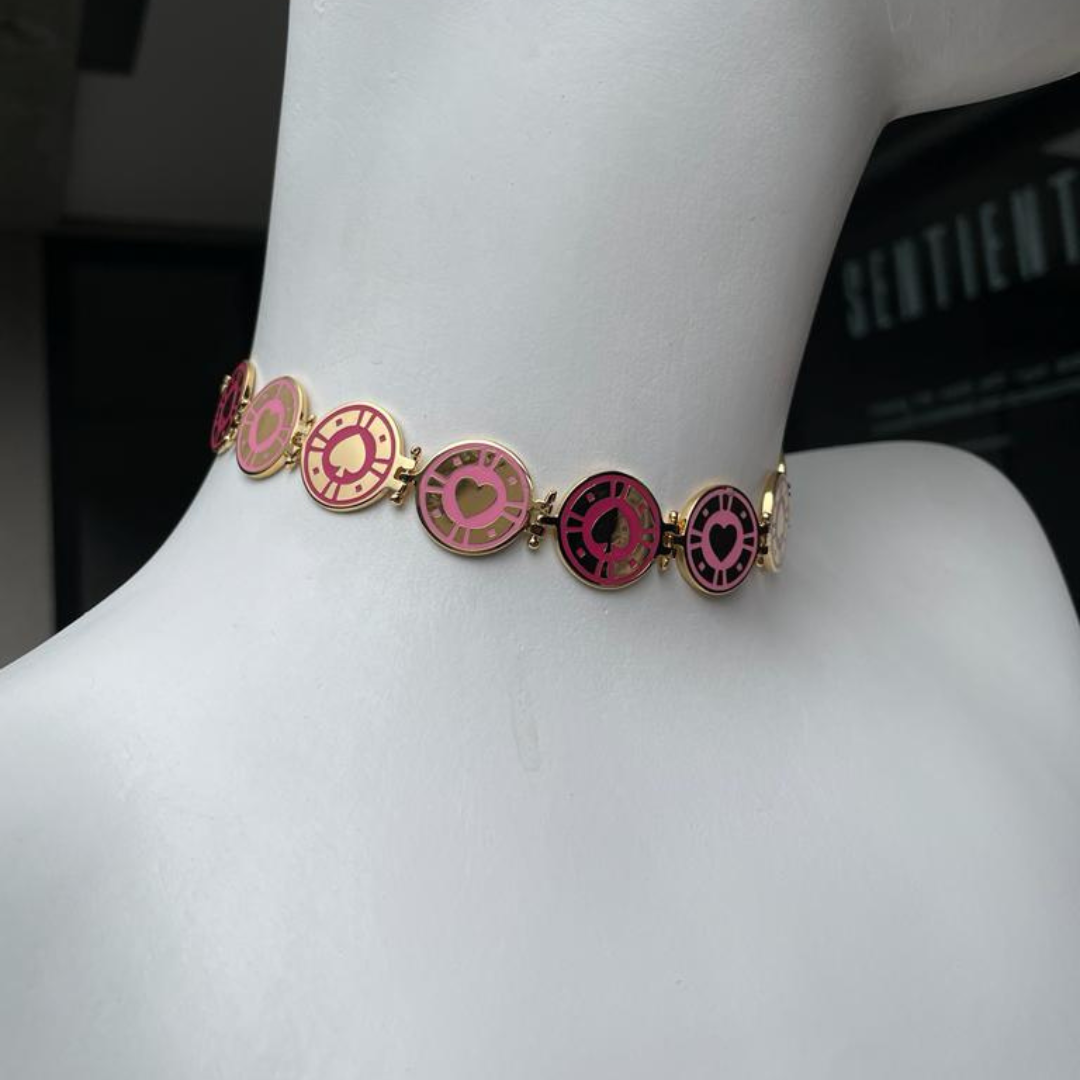 Jackpot Casino Choker COTTON CANDY