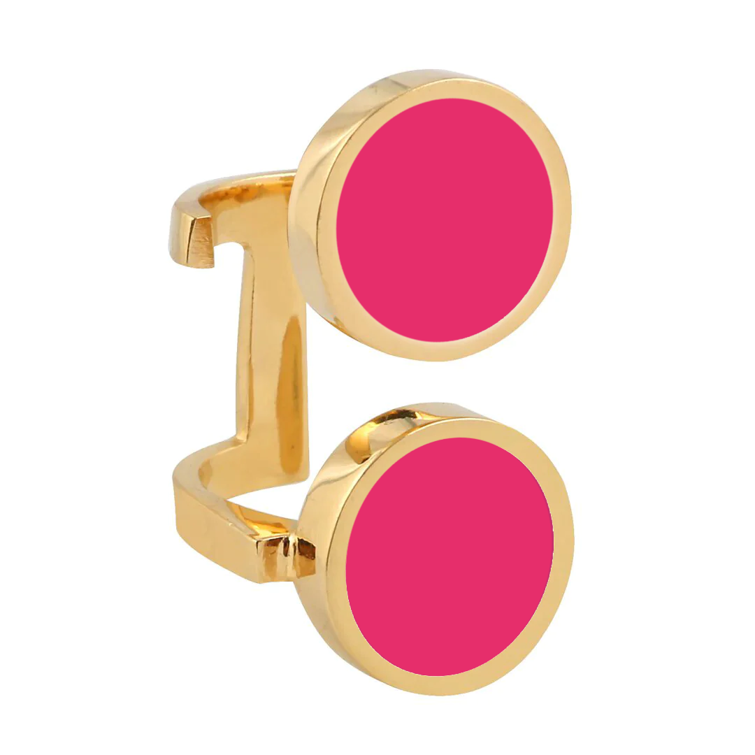 Énfasis Dos Puntos Ring Hot pink