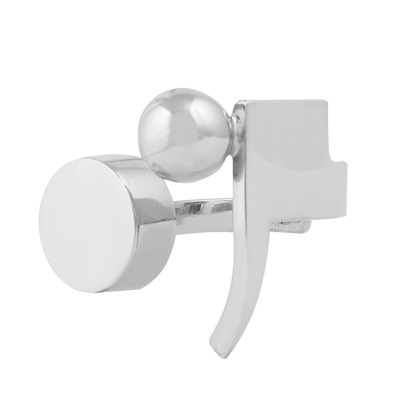 Énfasis Punto y Coma Ring Rhodium