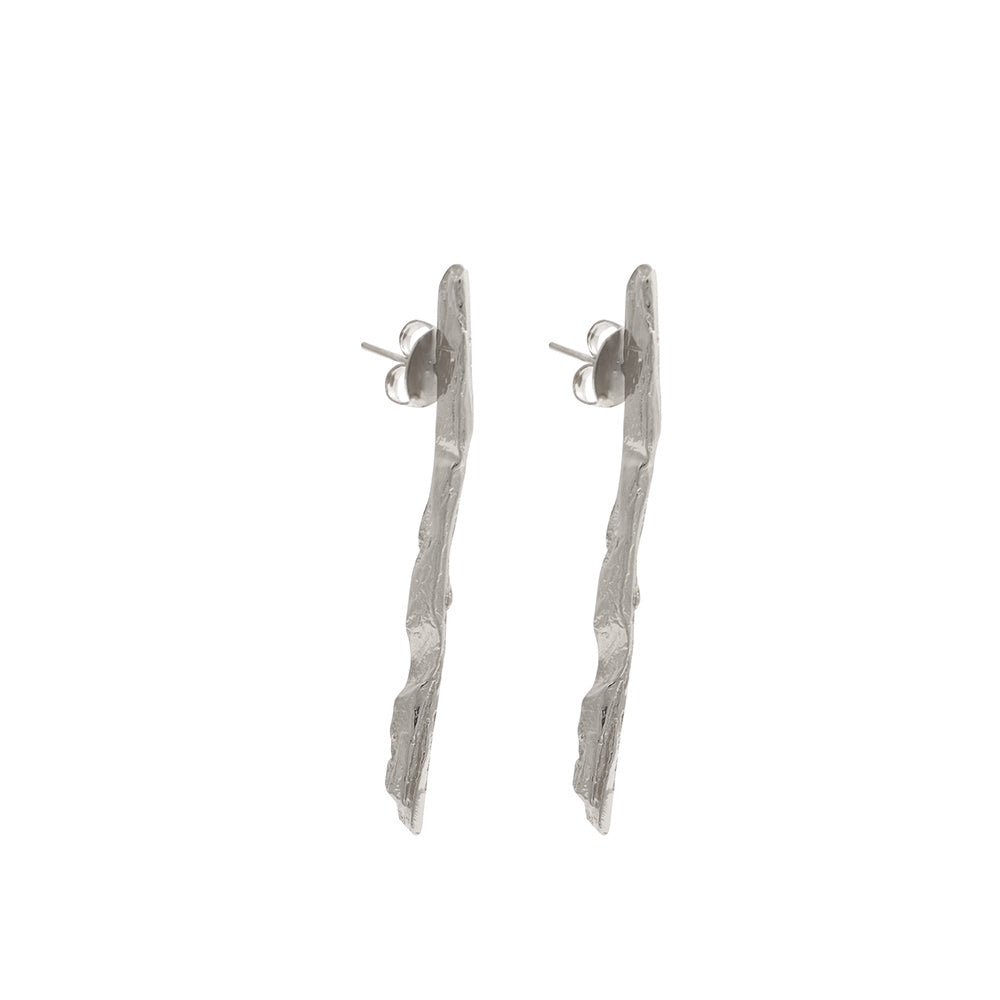 Estalactita Earrings Rhodium
