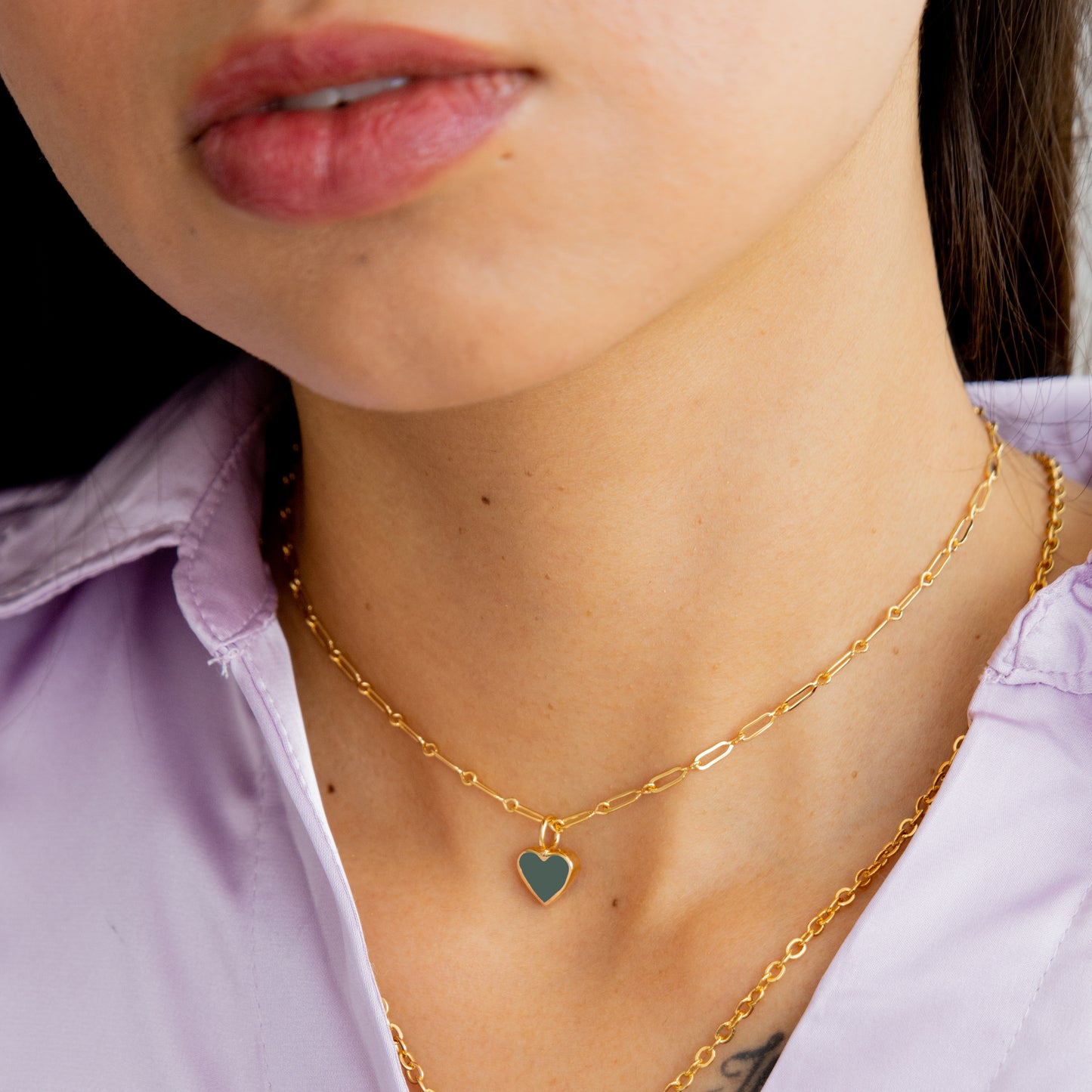 Mini Heart Choker Forest