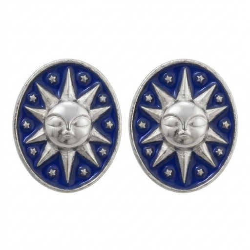 Sol Earrings Rhodium