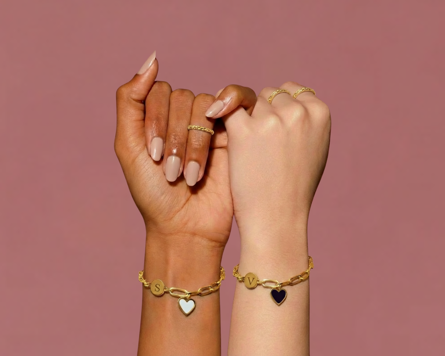 Single Charm Bracelet Black