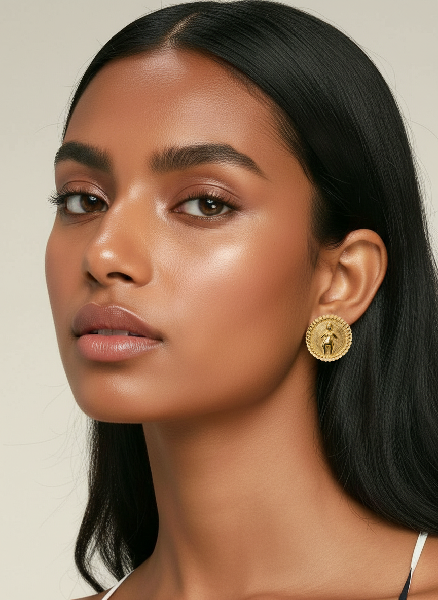 Venus coin Studs
