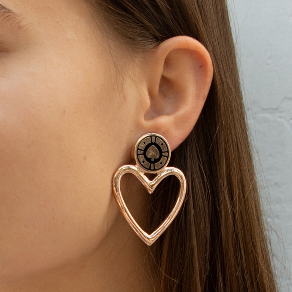 Jackpot Earrings Rose gold