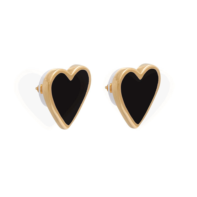 XL Heart Studs