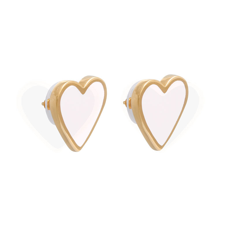 XL Heart Studs