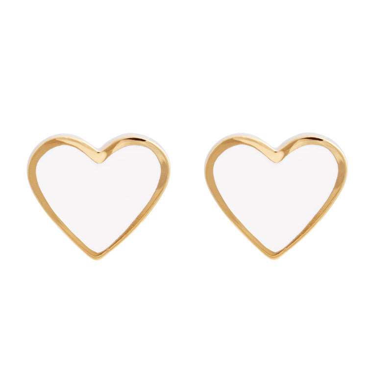 XL Heart Studs