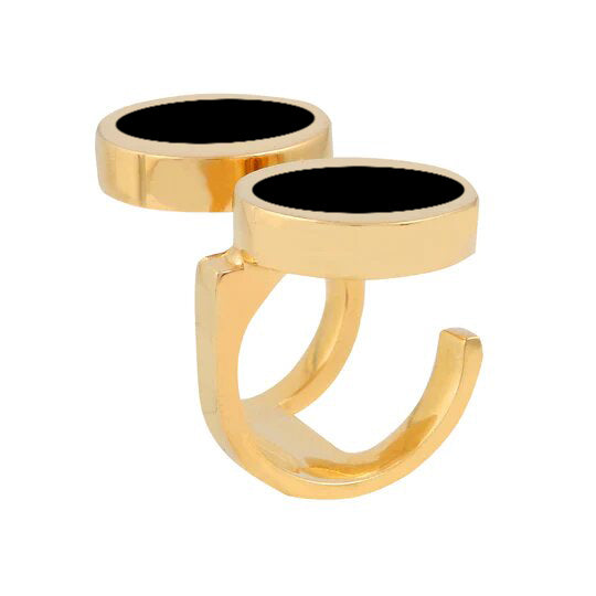 Énfasis Dos Puntos Ring Black