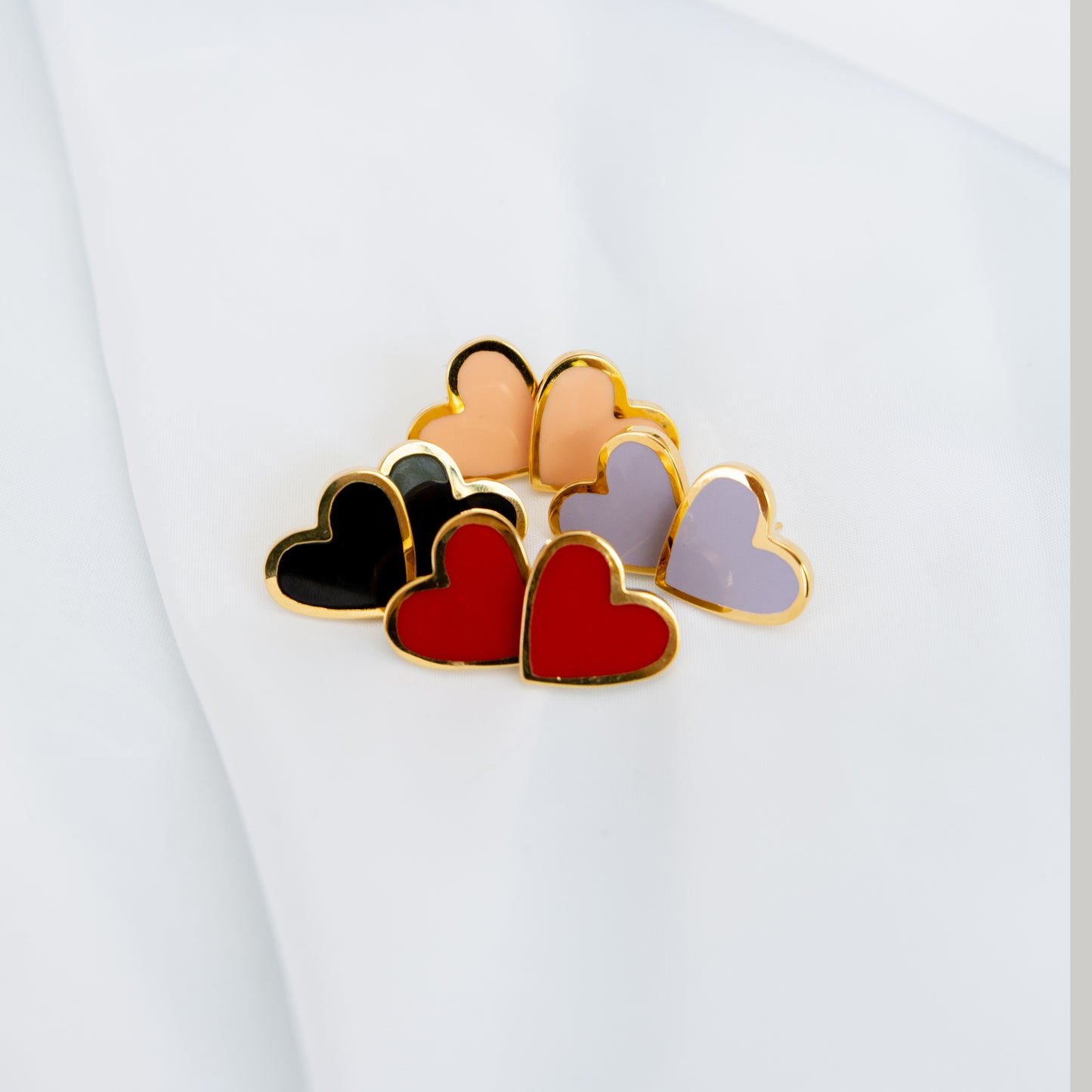 XL Heart Studs