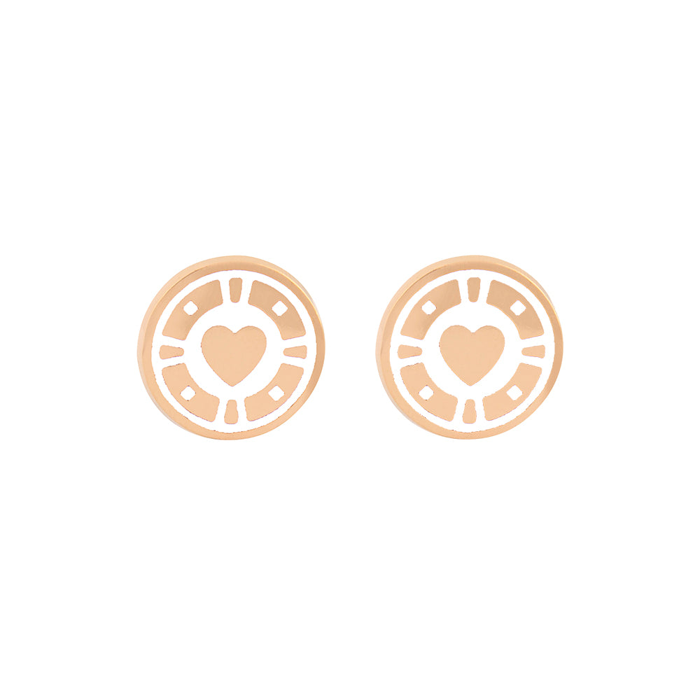 Casino Studs White