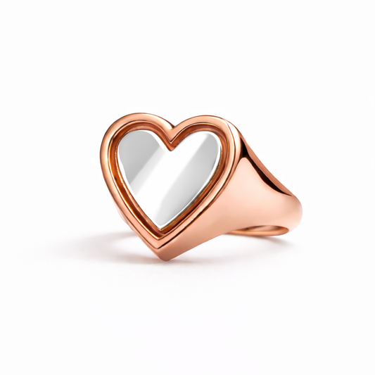 Maxi Heart Signature Ring RW