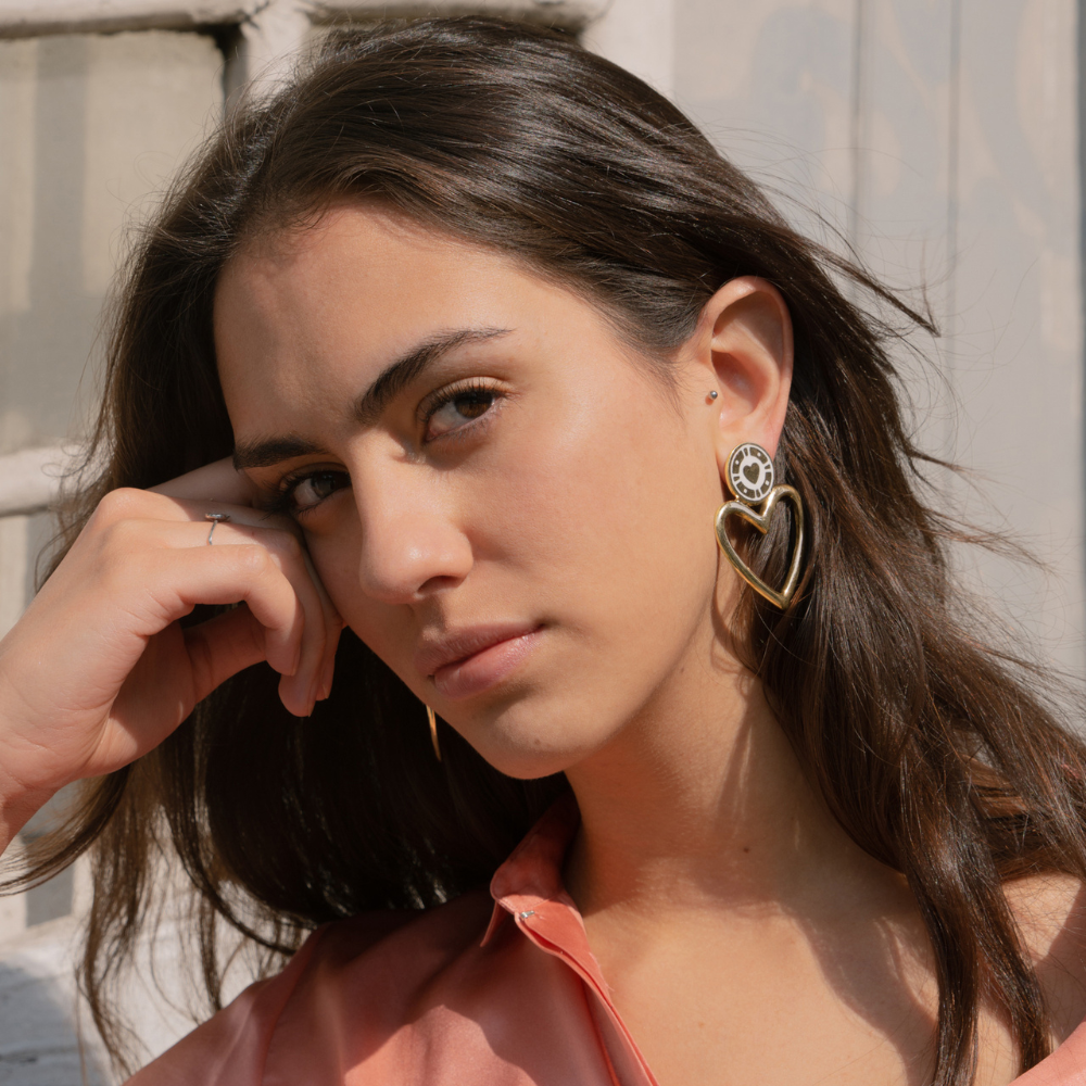 Jackpot Earrings white