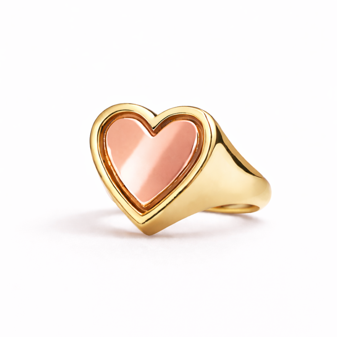 Maxi Heart Signature Ring GR