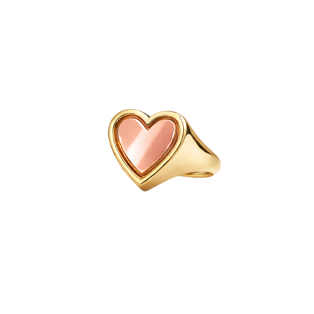 Mini Heart Signature Ring GR