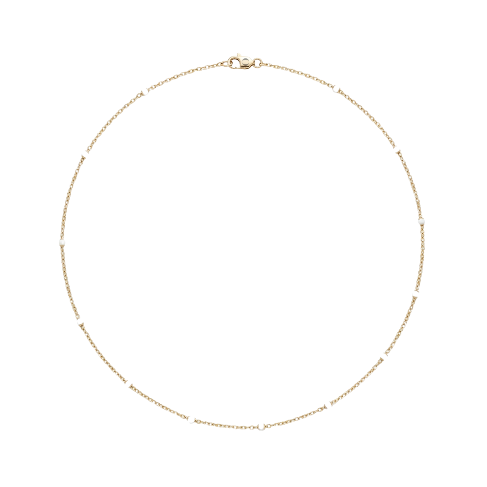 Enamel 14K Chain