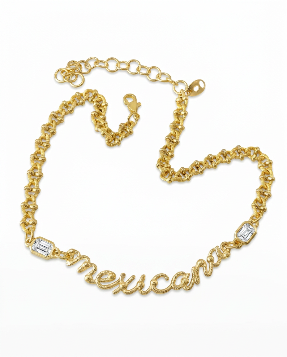 MEXICANA WHITE CHOKER