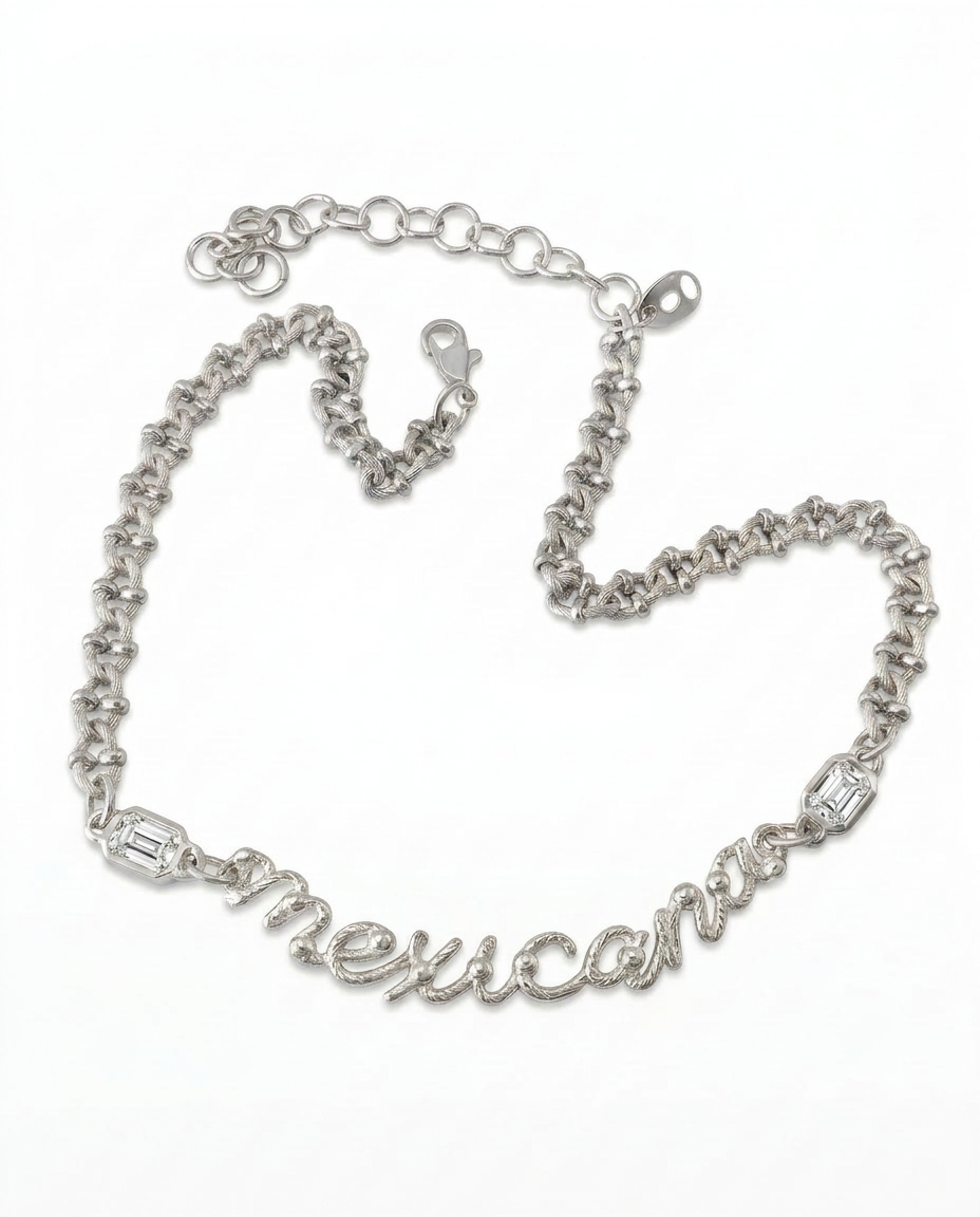 MEXICANA WHITE CHOKER