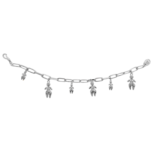 Venus Charm Bracelet Rhodium