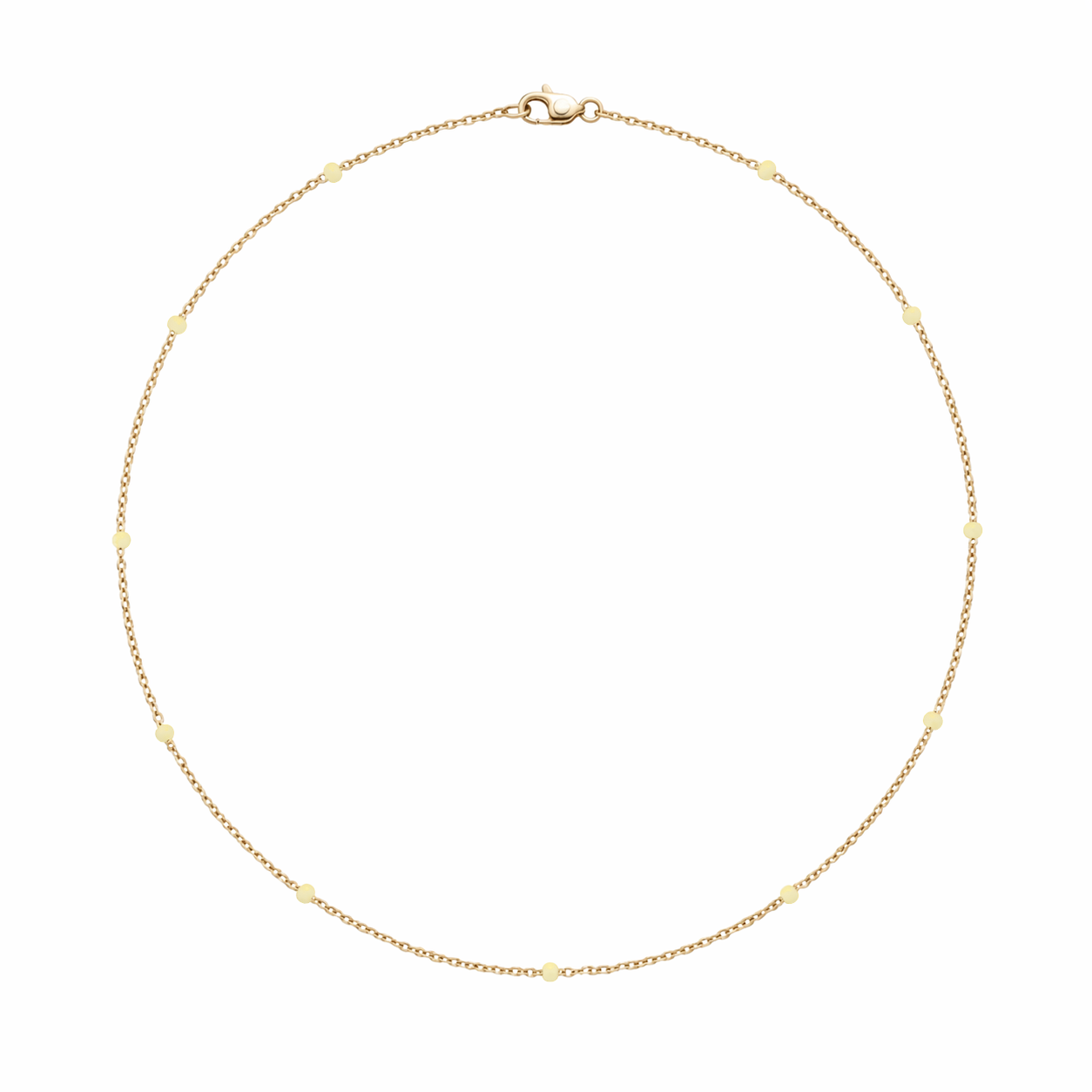 Enamel 14K Chain