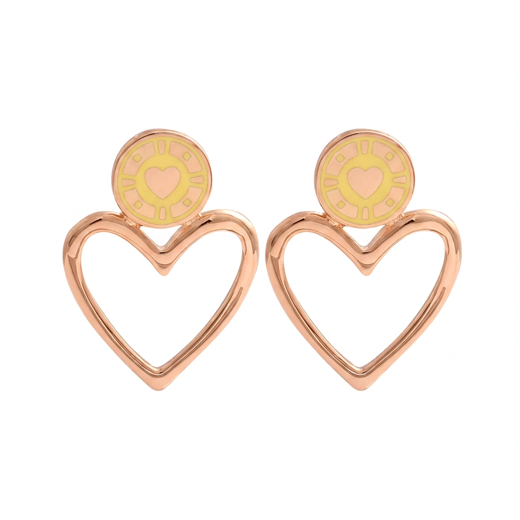 Jackpot Earrings Butter Rosegold