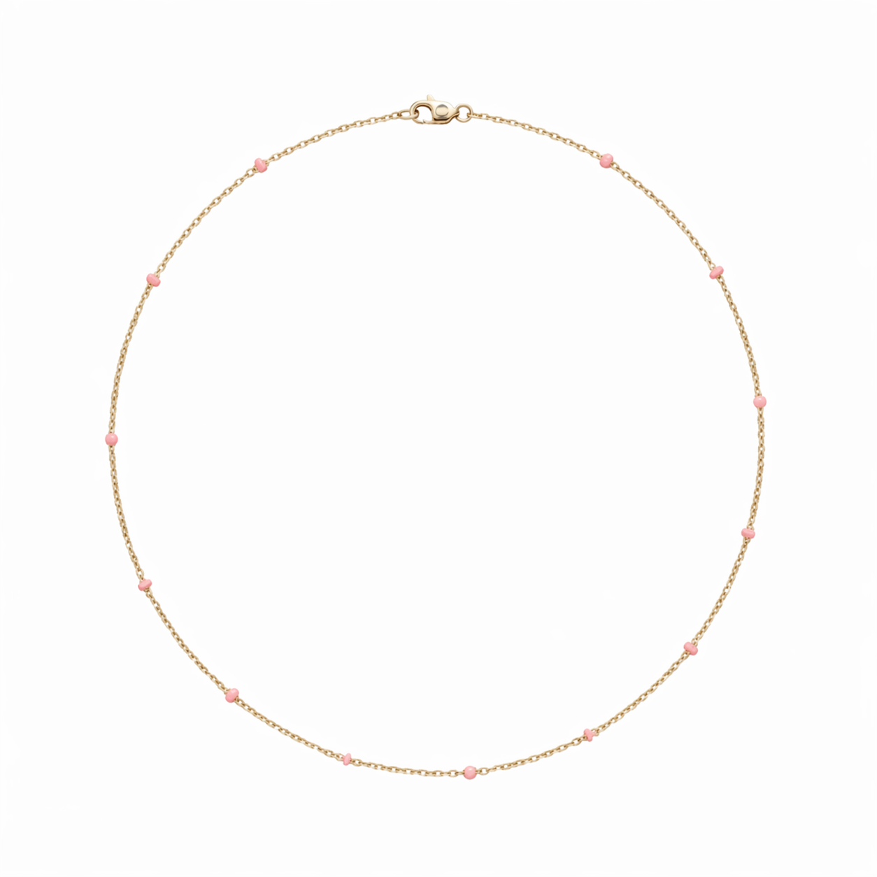 Enamel 14K Chain