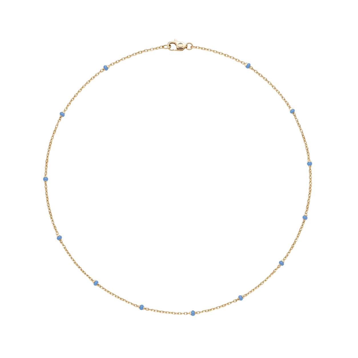 Enamel 14K Chain