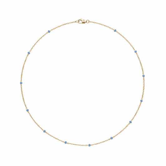 Enamel 14K Chain