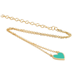 Heart Necklace turquoise