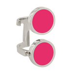 Énfasis Dos Puntos Ring Hot pink Rhodium