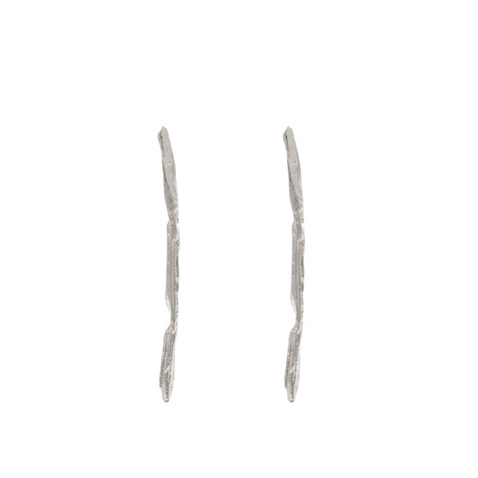 Estalactita Earrings Rhodium
