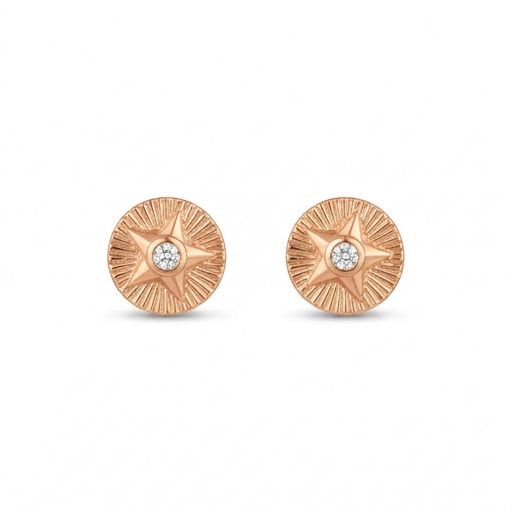 Estrella studs Rosegold