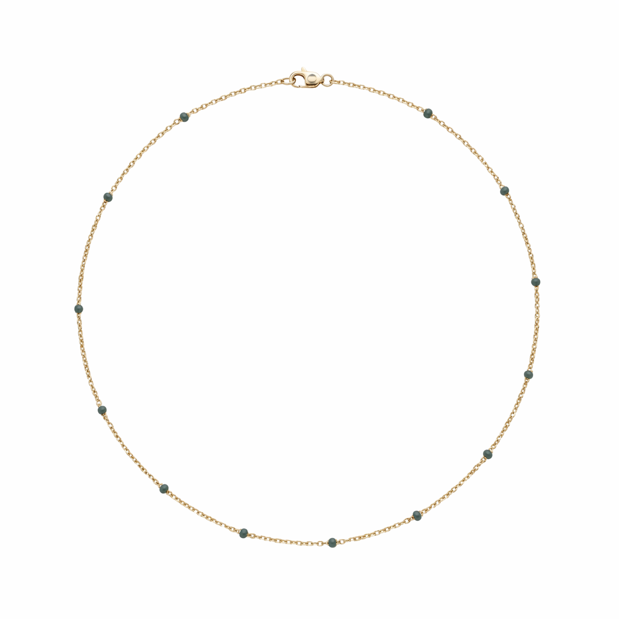 Enamel 14K Chain