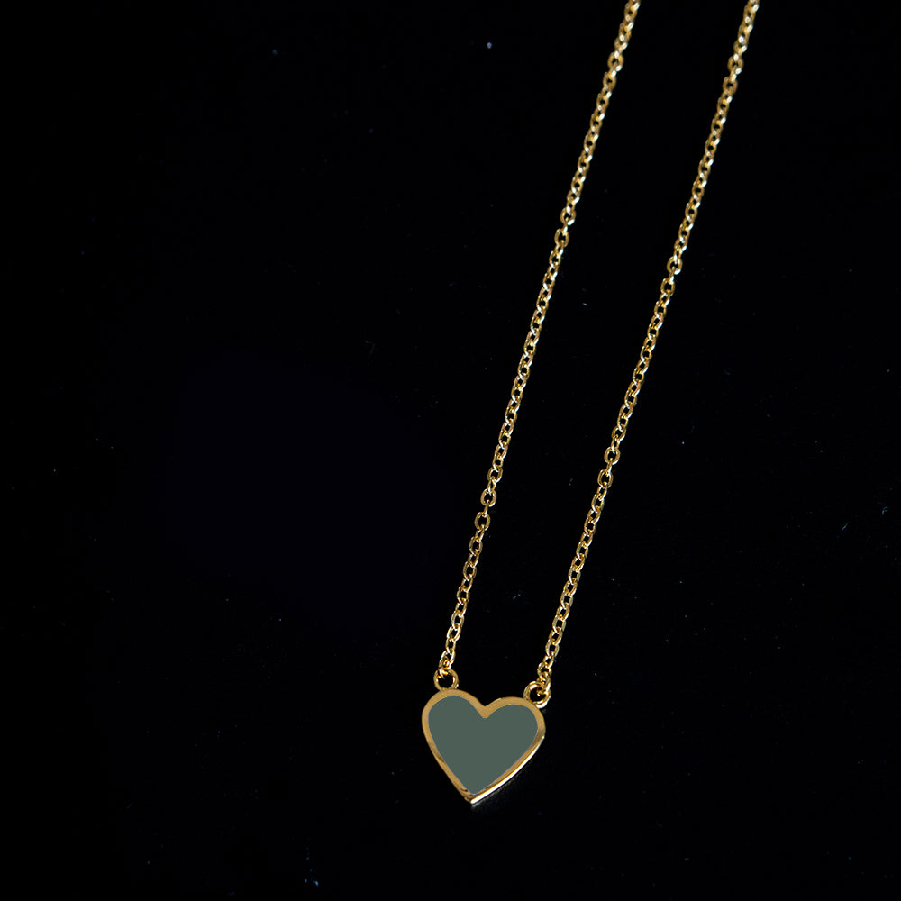 Heart Necklace Forest