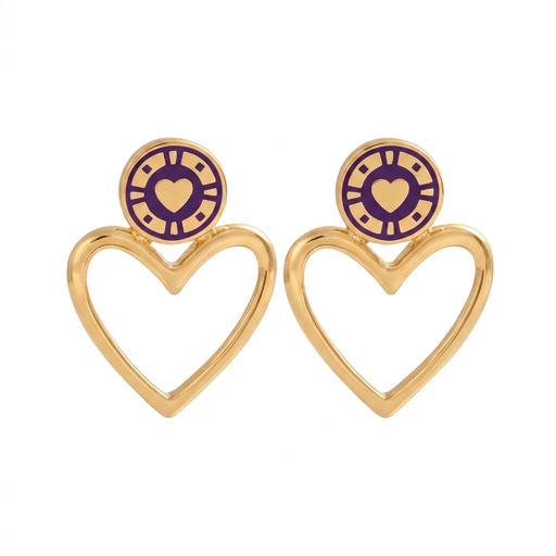 Jackpot Earrings Grape