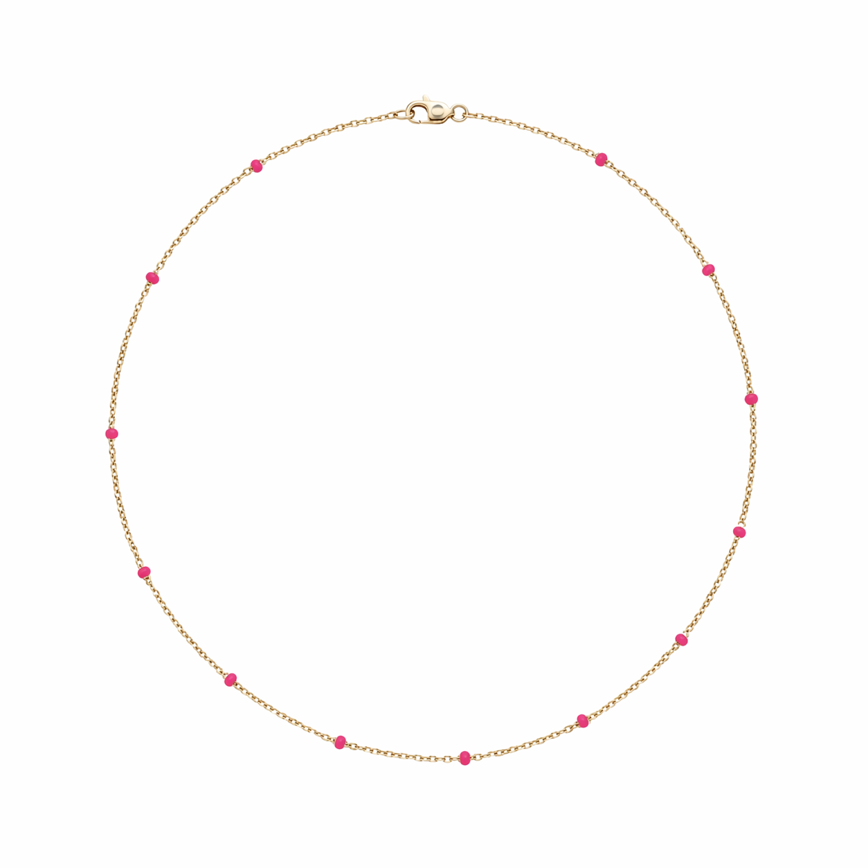 Enamel 14K Chain