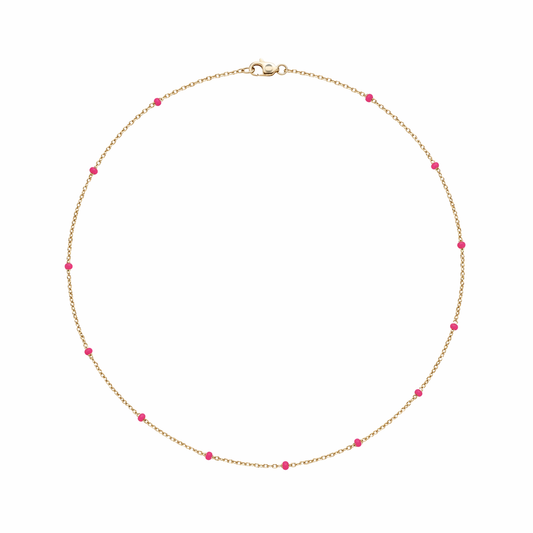 Enamel 14K Chain
