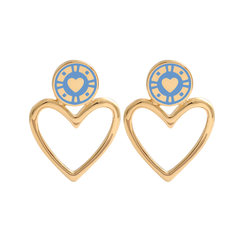 Jackpot Earrings Denim