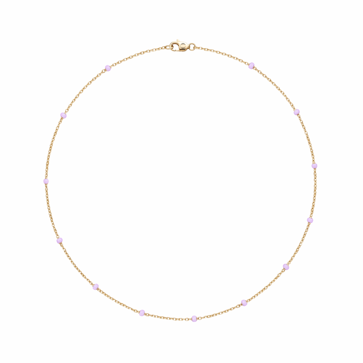 Enamel 14K Chain