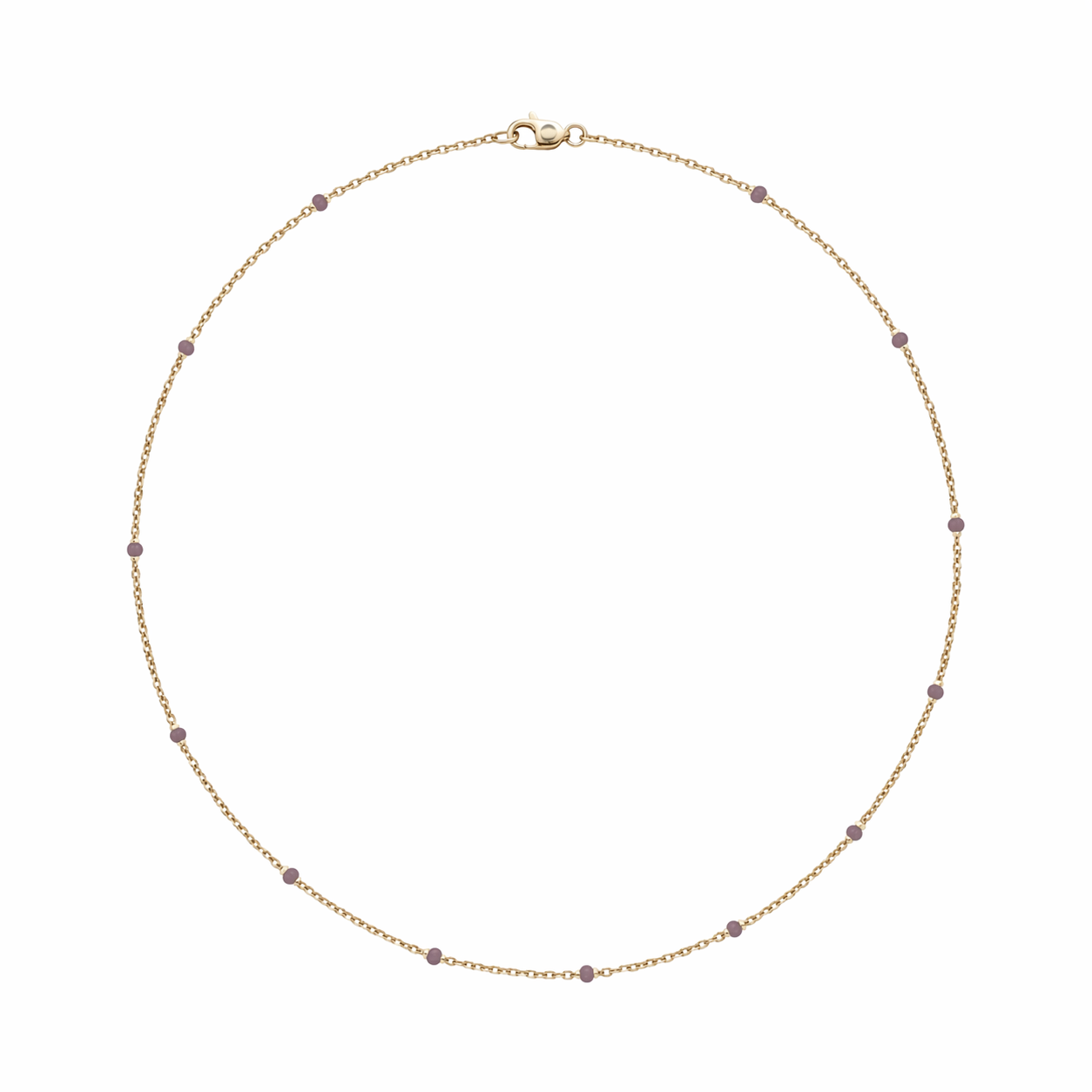 Enamel 14K Chain