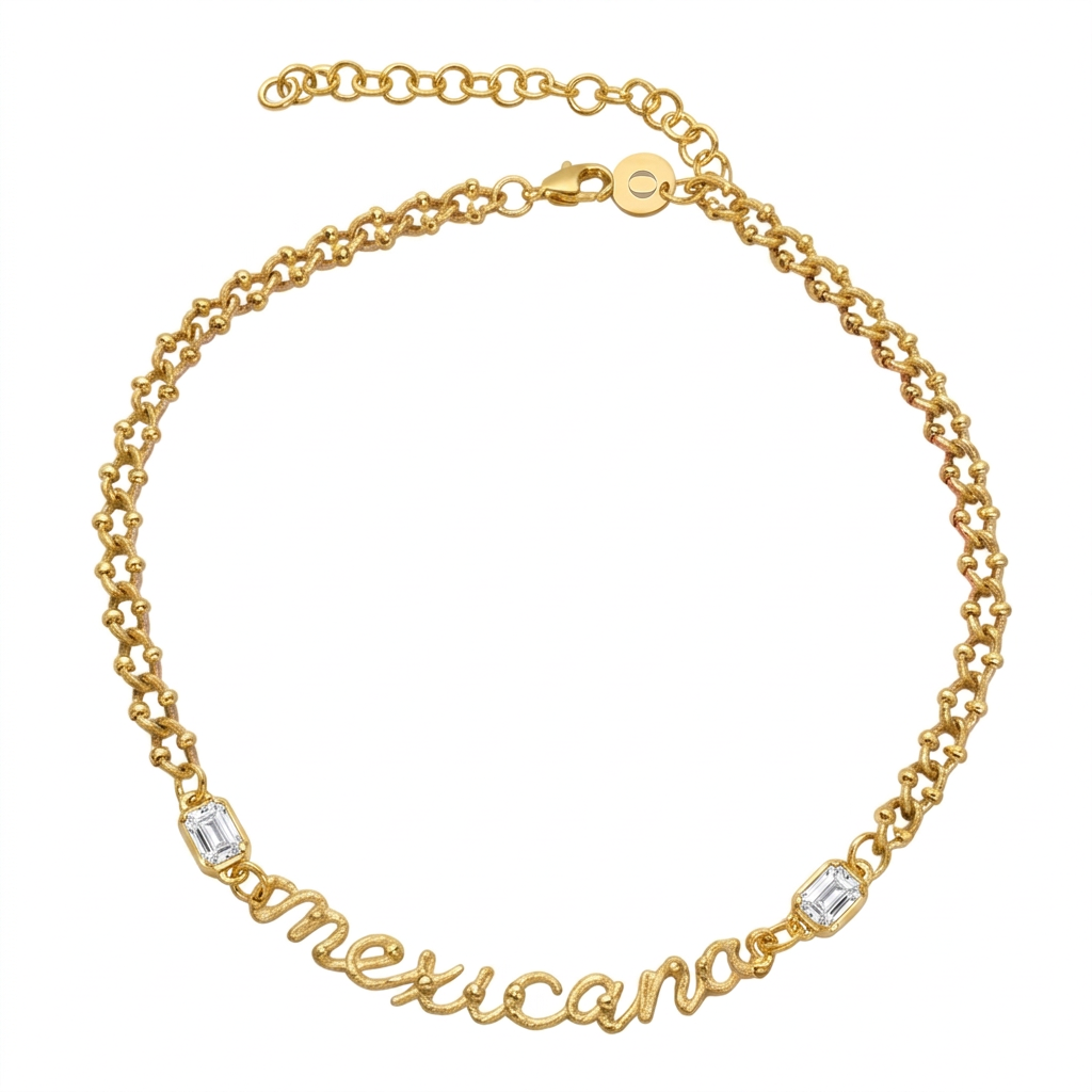 MEXICANA WHITE CHOKER